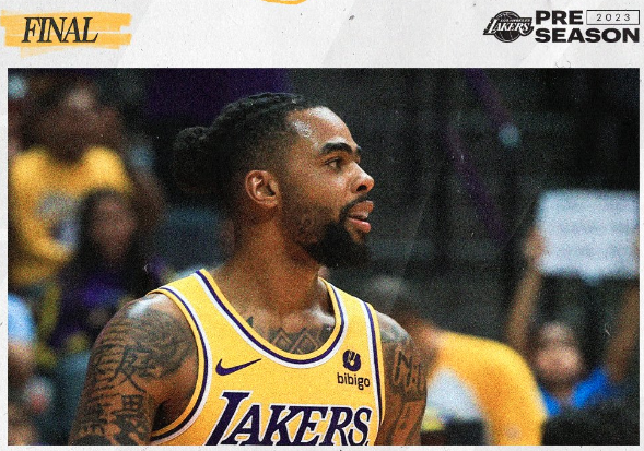 From X @Lakers post 10-11-2023